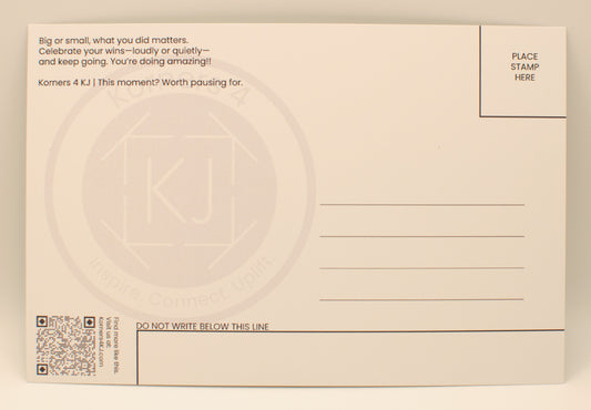 Postcard - You Did the Thing