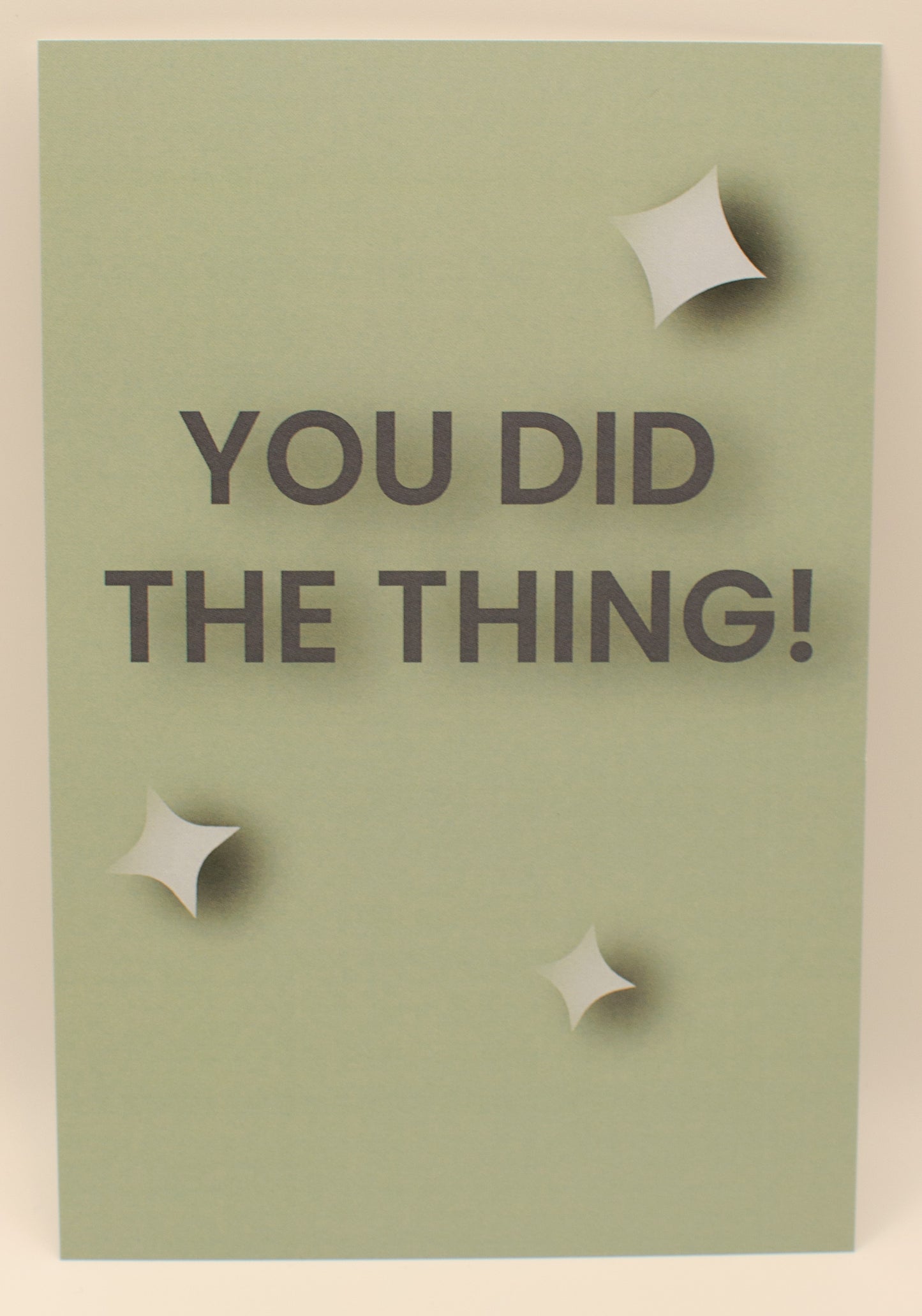 Postcard - You Did the Thing