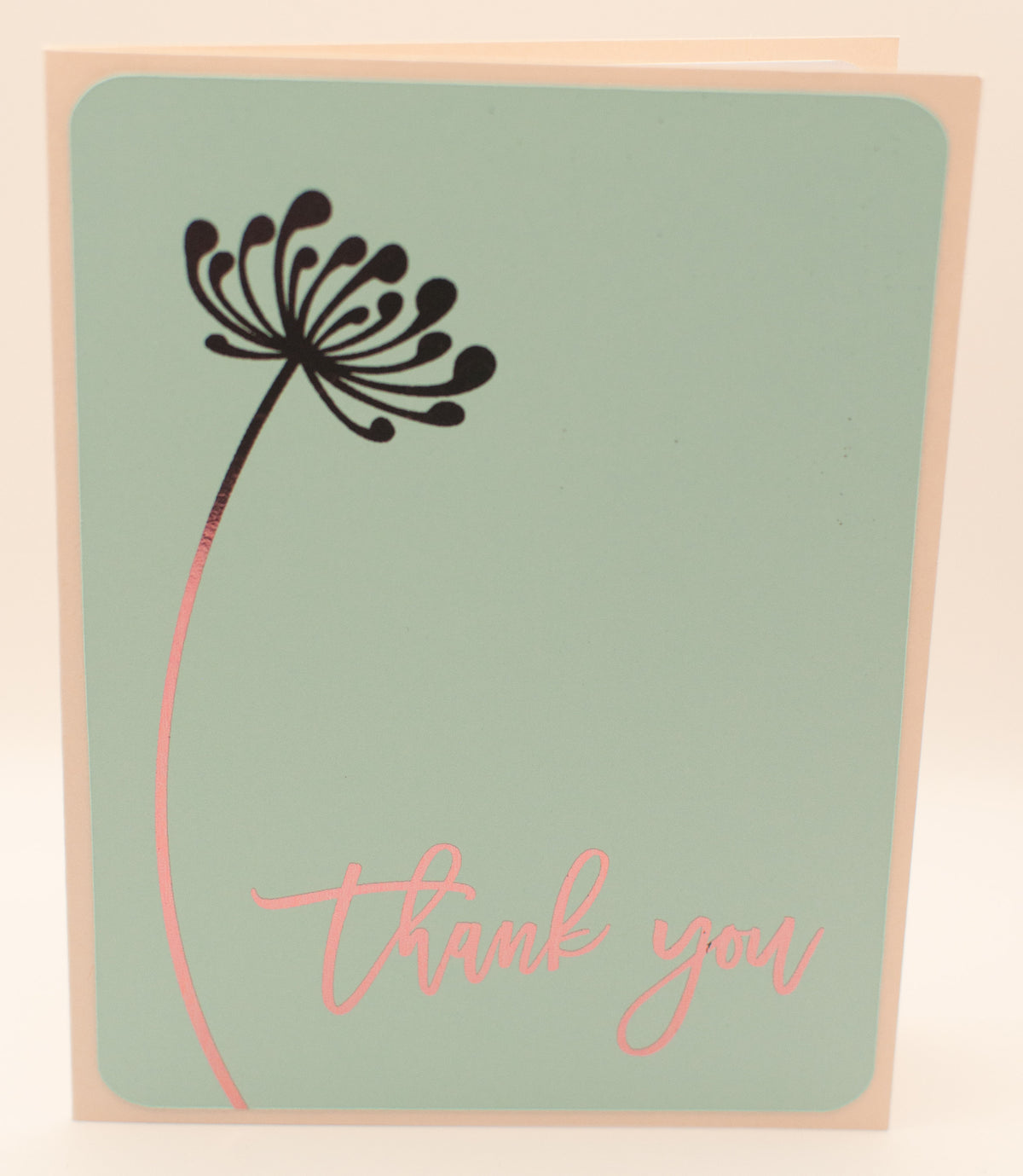 Thank You Card Set | 8 Handmade Foil Thank You Cards | 4 Assorted Designs