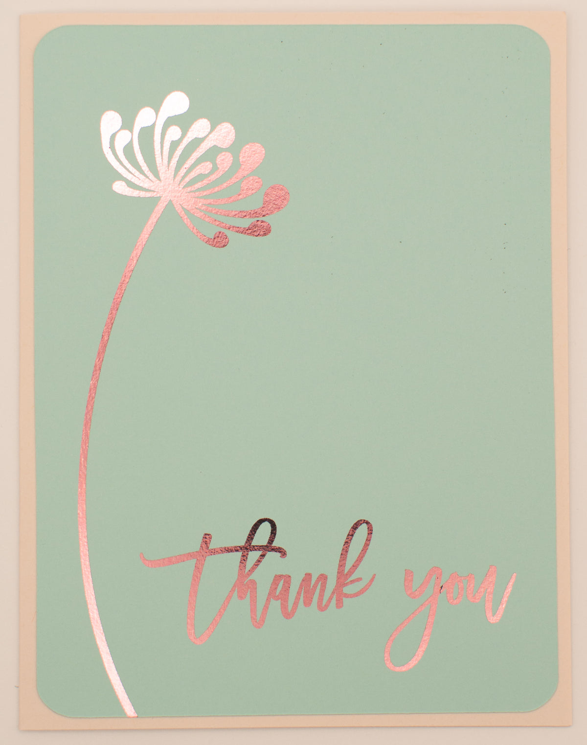 Thank You Card Set | 8 Handmade Foil Thank You Cards | 4 Assorted Designs