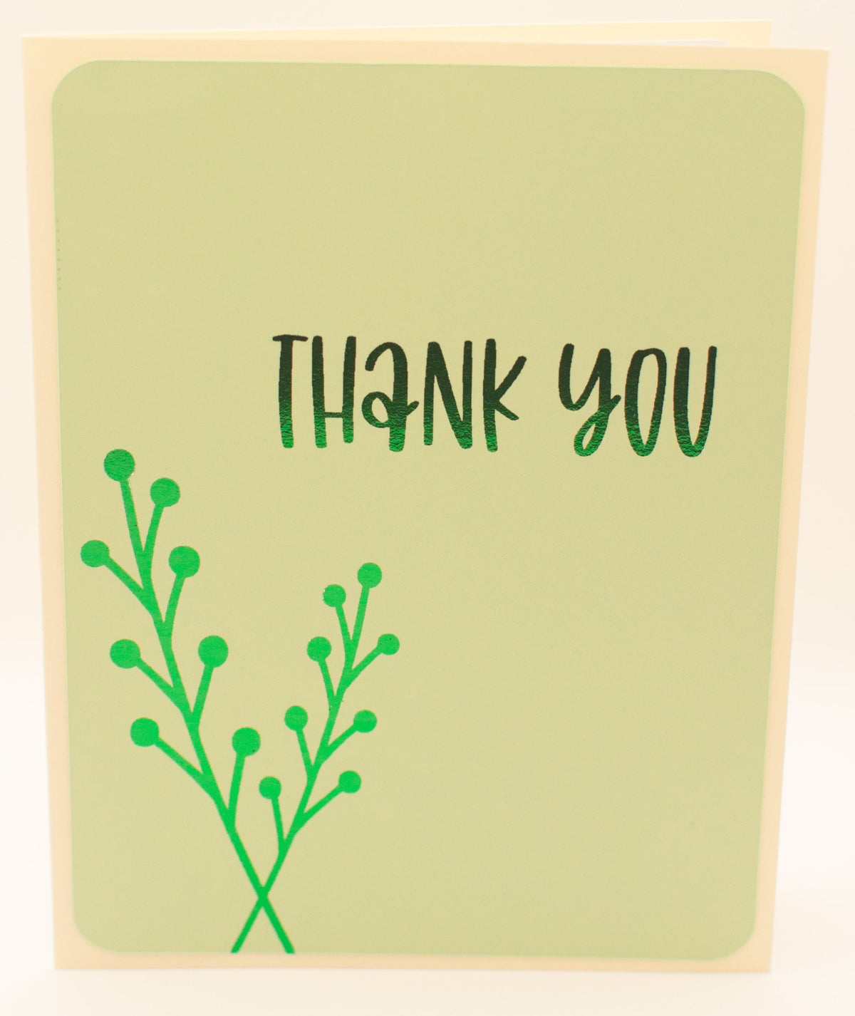 Thank You Card Set | 8 Handmade Foil Thank You Cards | 4 Assorted Designs