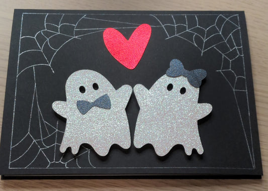 Halloween Card - Ghosties in Love