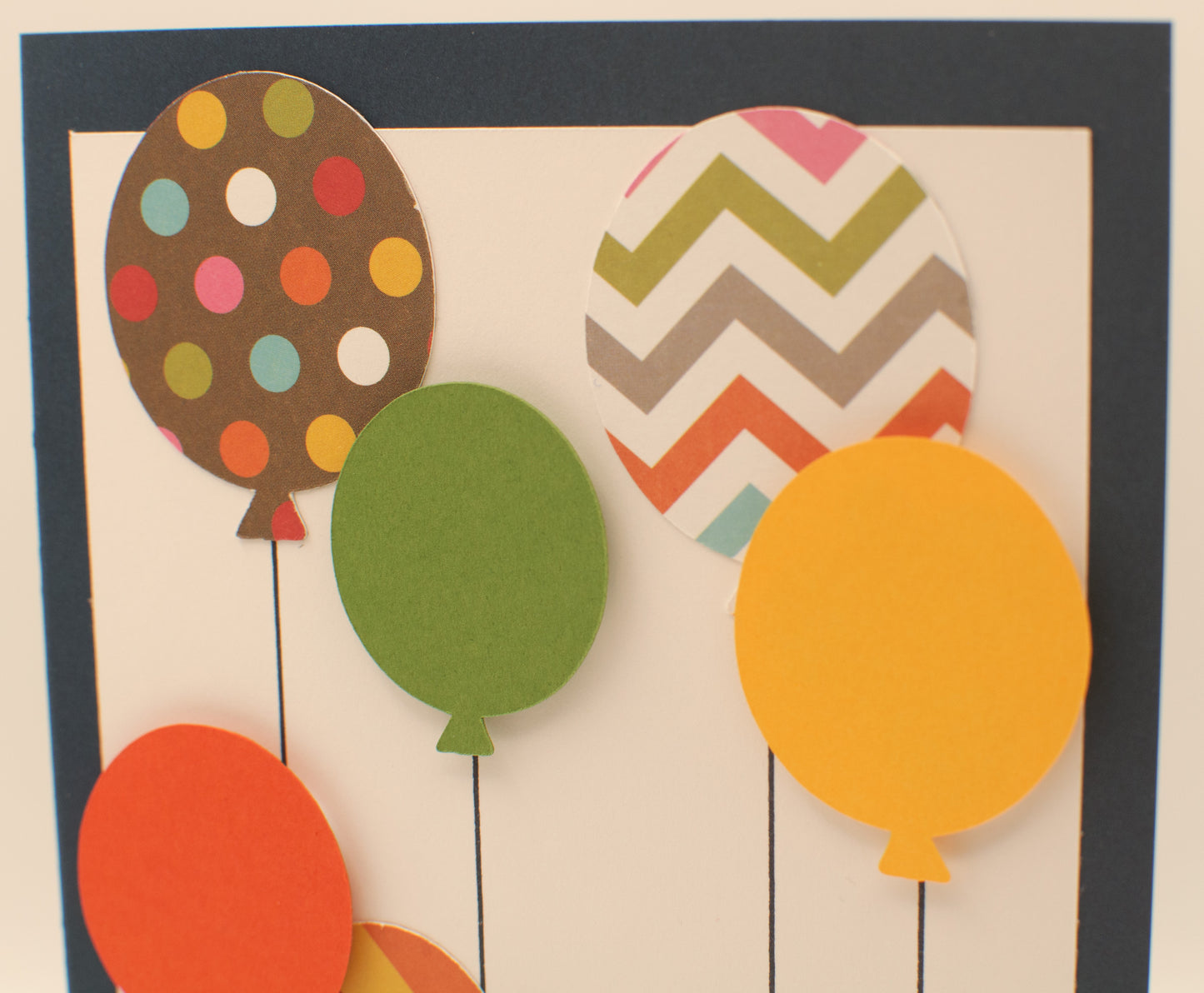 Birthday Card - "Happy Birthday" - Balloons
