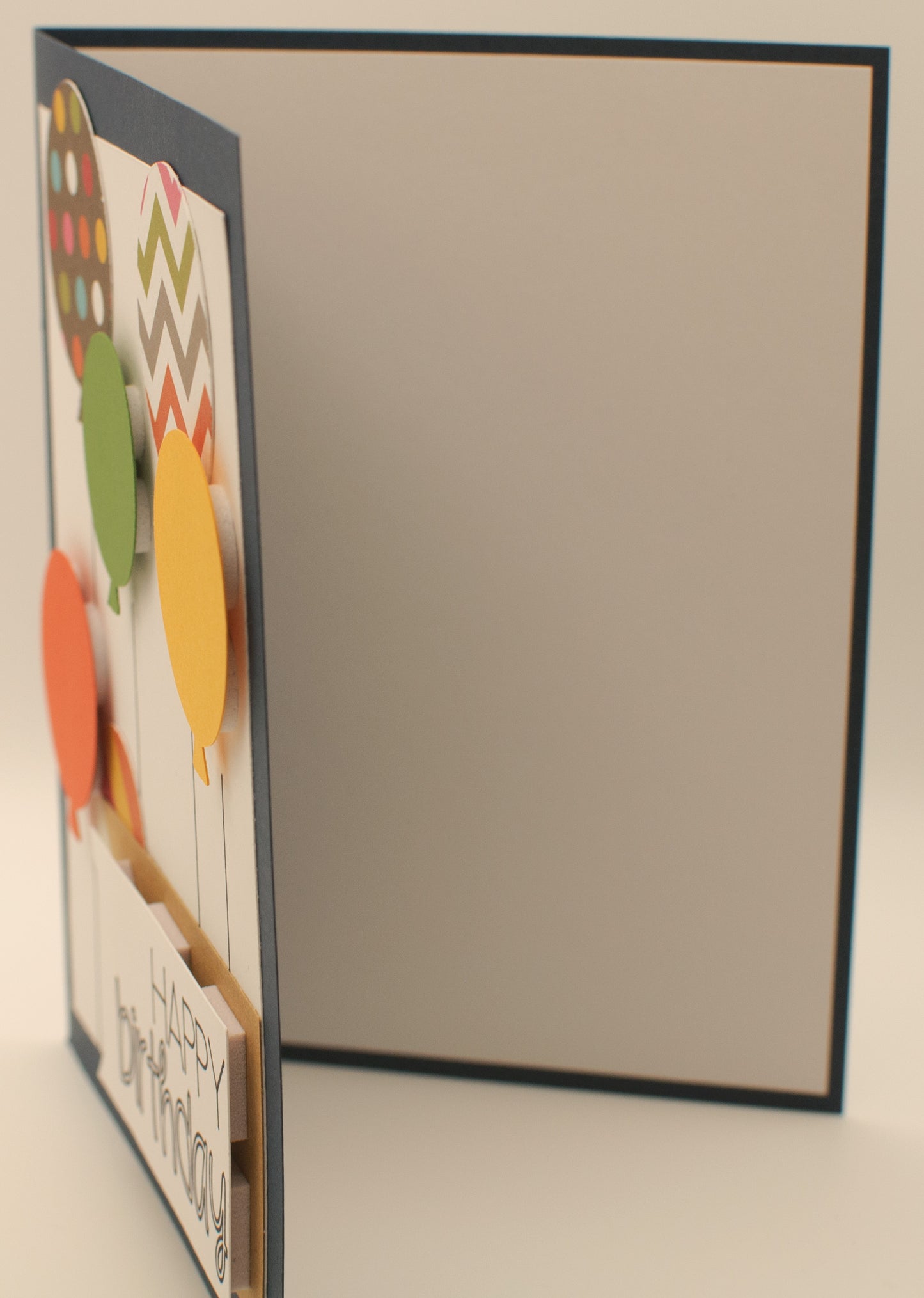 Birthday Card - "Happy Birthday" - Balloons