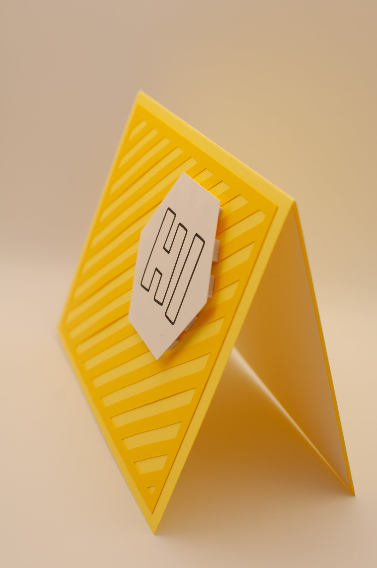 Handmade Card Pack - "Hello" - Bright and Colorful (Set of 6)