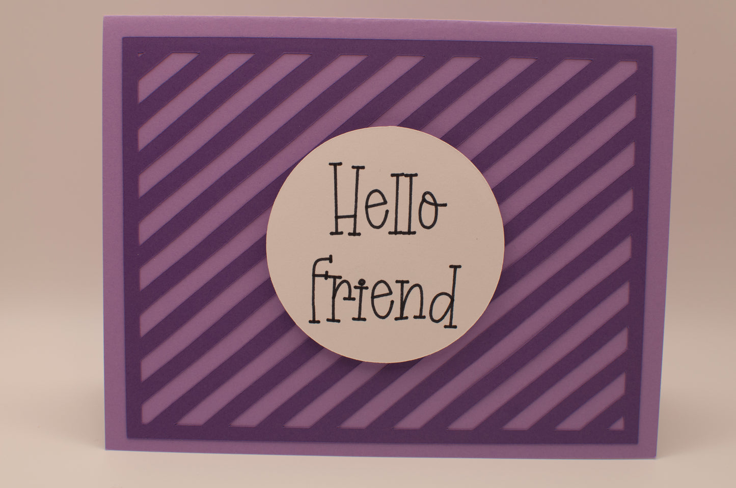 Handmade Card Pack - "Hello" - Bright and Colorful (Set of 6)