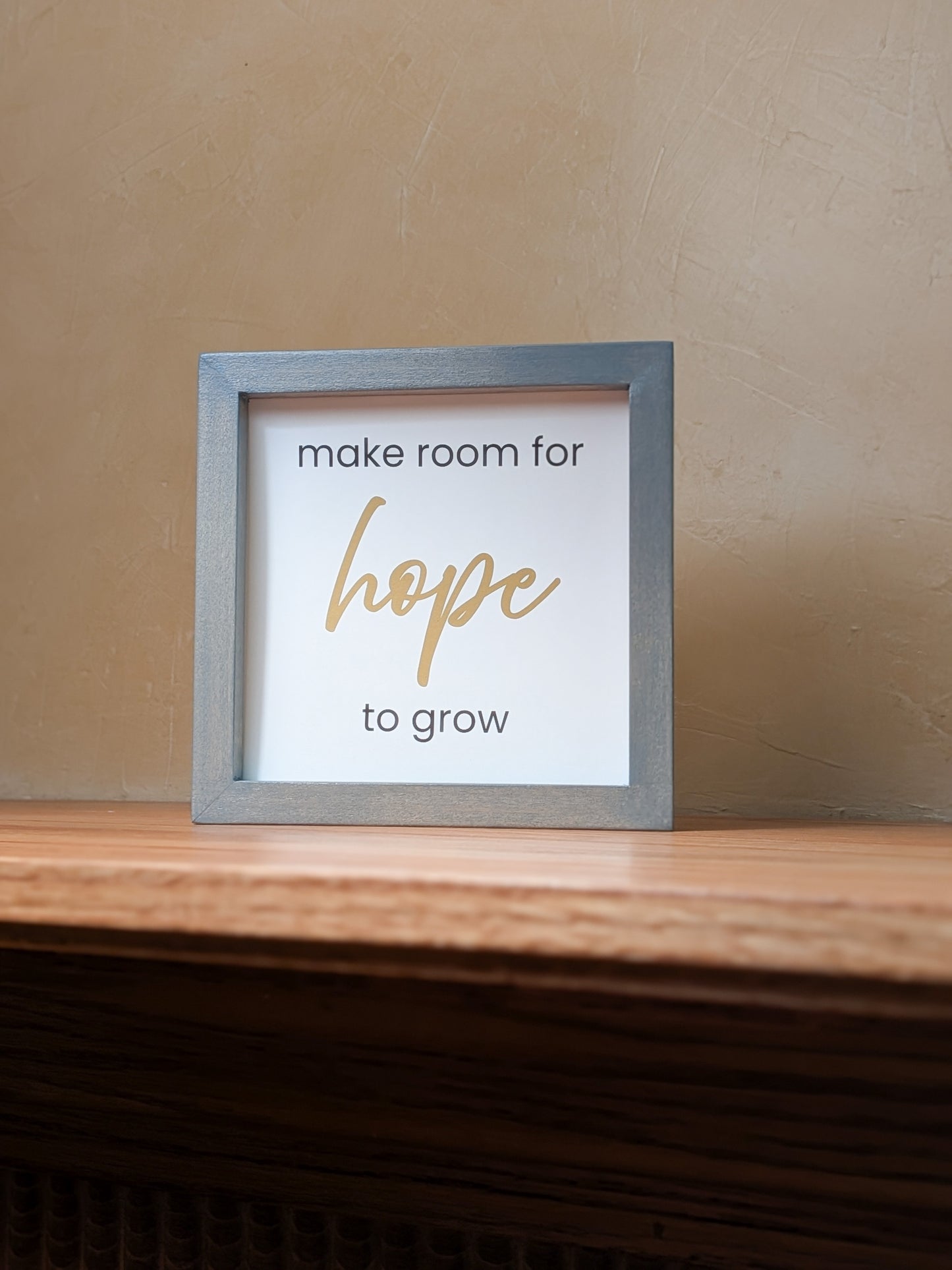 KJ Keepsake Frame | Handcrafted Wooden Display Frame for Little Notes That Stay