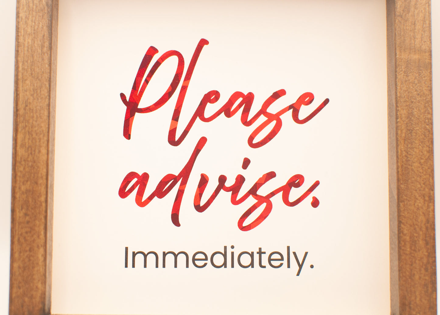 LNTS - Series 3 - “Please Advise. Immediately”