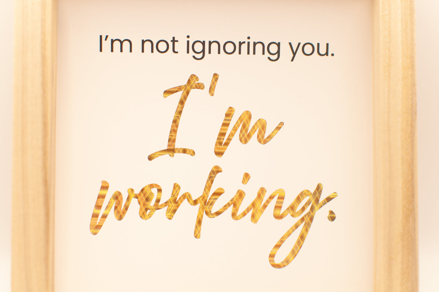 LNTS - Series 3 - “I'm Not Ignoring You. I'm Working.”