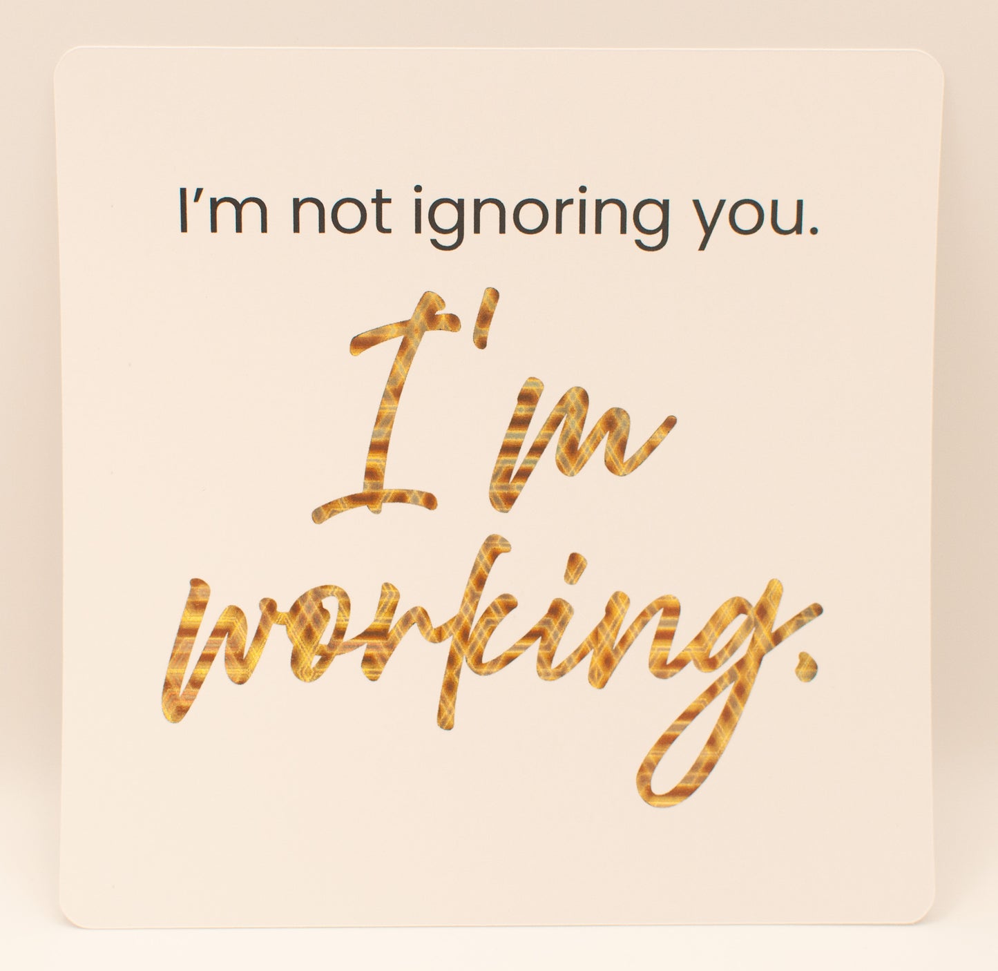 LNTS - Series 3 - “I'm Not Ignoring You. I'm Working.”