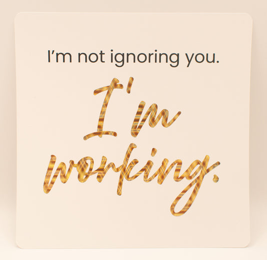 LNTS - Series 3 - “I'm Not Ignoring You. I'm Working.”