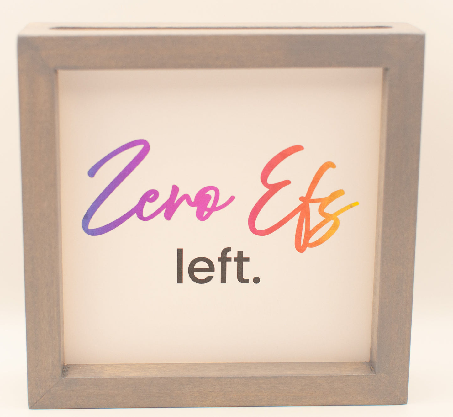 LNTS - Series 2 - “Zero Efs Left”