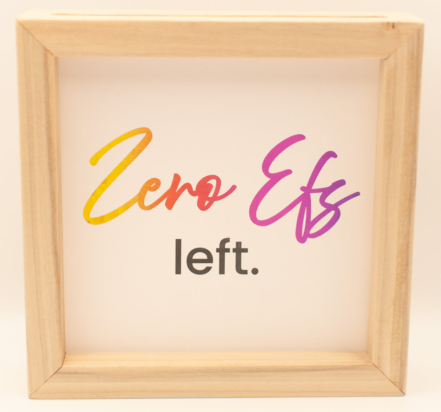 LNTS - Series 2 - “Zero Efs Left”