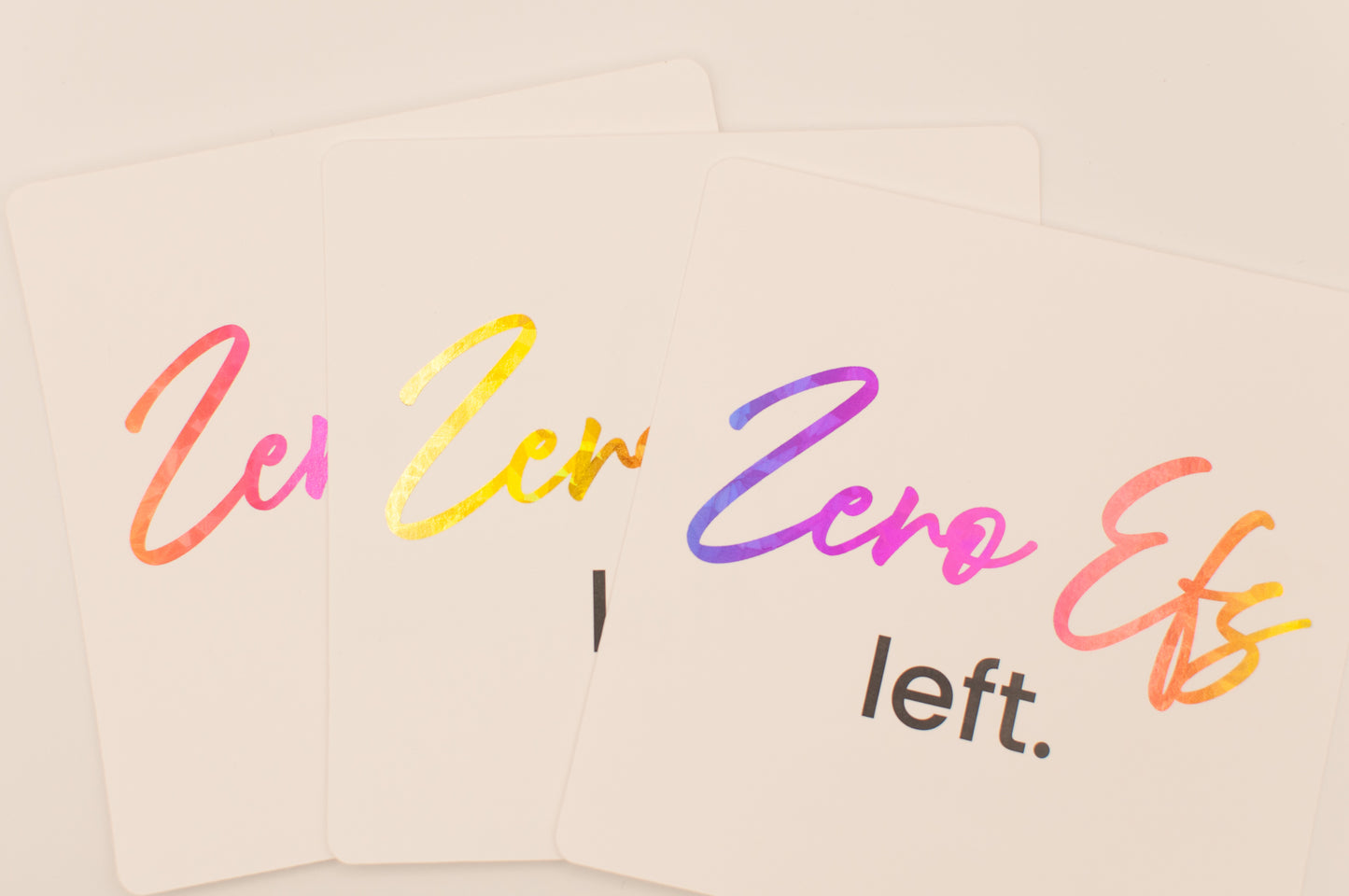 LNTS - Series 2 - “Zero Efs Left”
