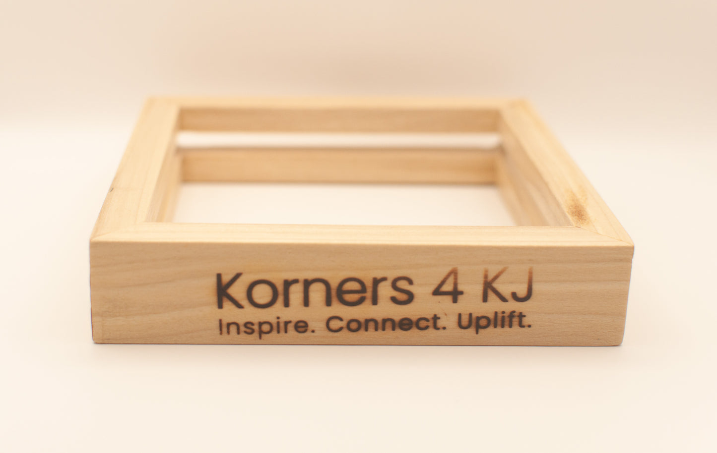 KJ Keepsake Frame | Handcrafted Wooden Display Frame for Little Notes That Stay