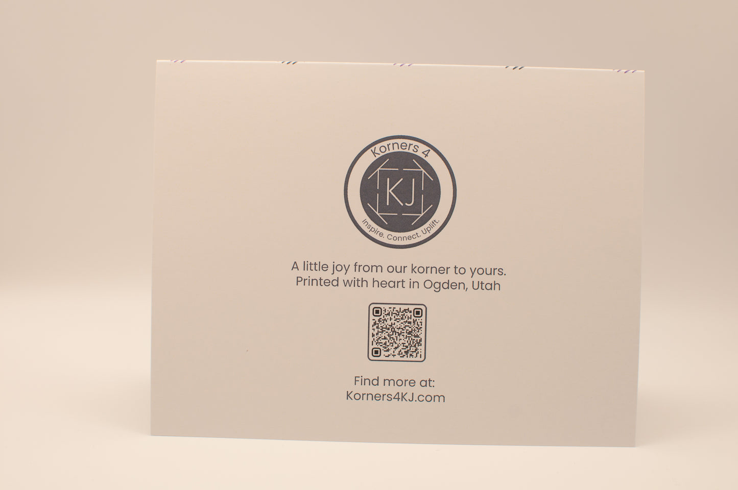 Printed Card Pack - Just Because - Dots (Set of 8)