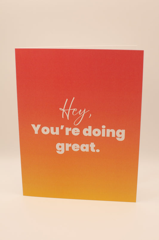 Printed Card Pack - Encouragement - Gradient (Set of 8)