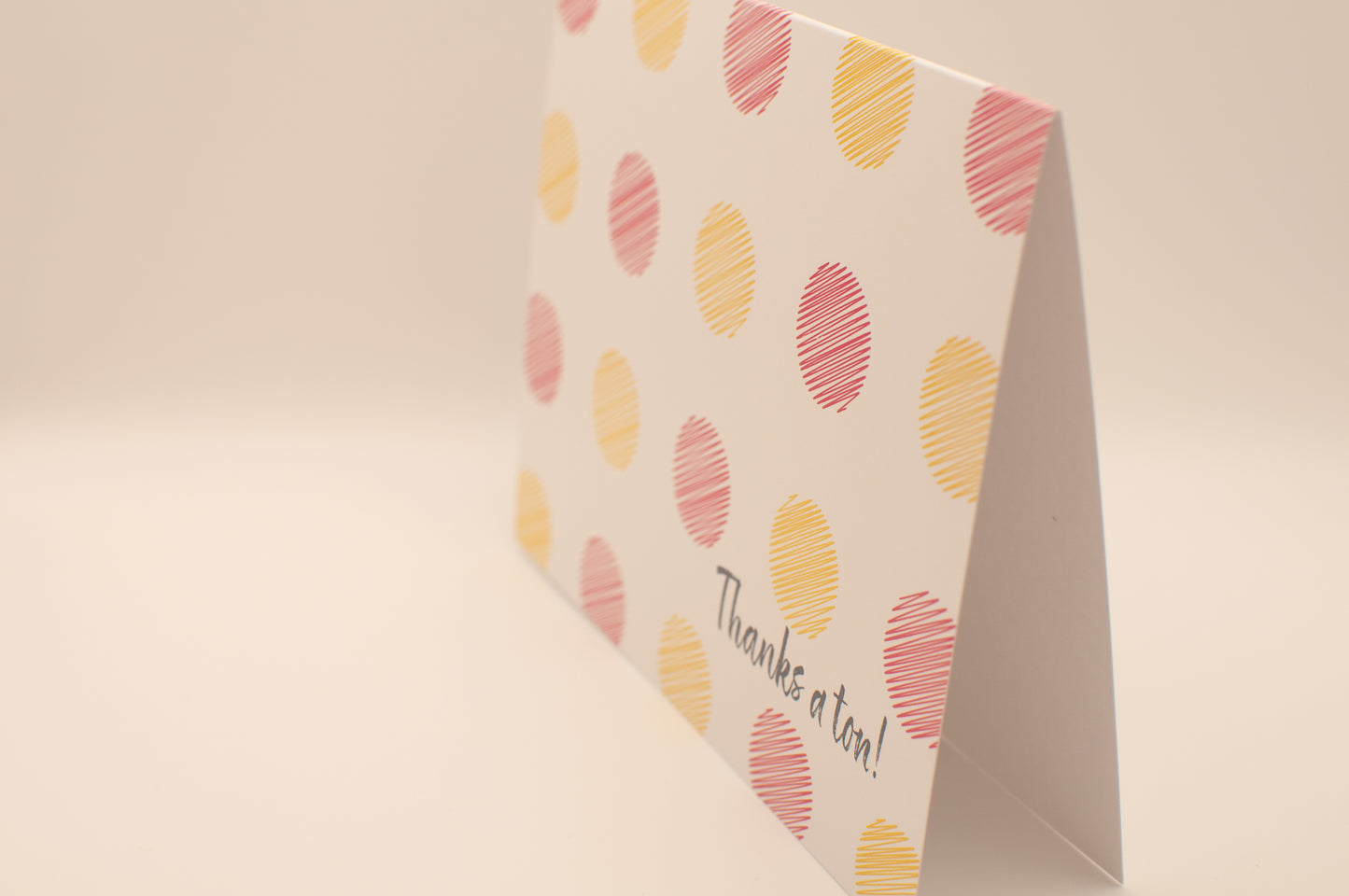Printed Card Pack - Thank You - Dots (Set of 8)
