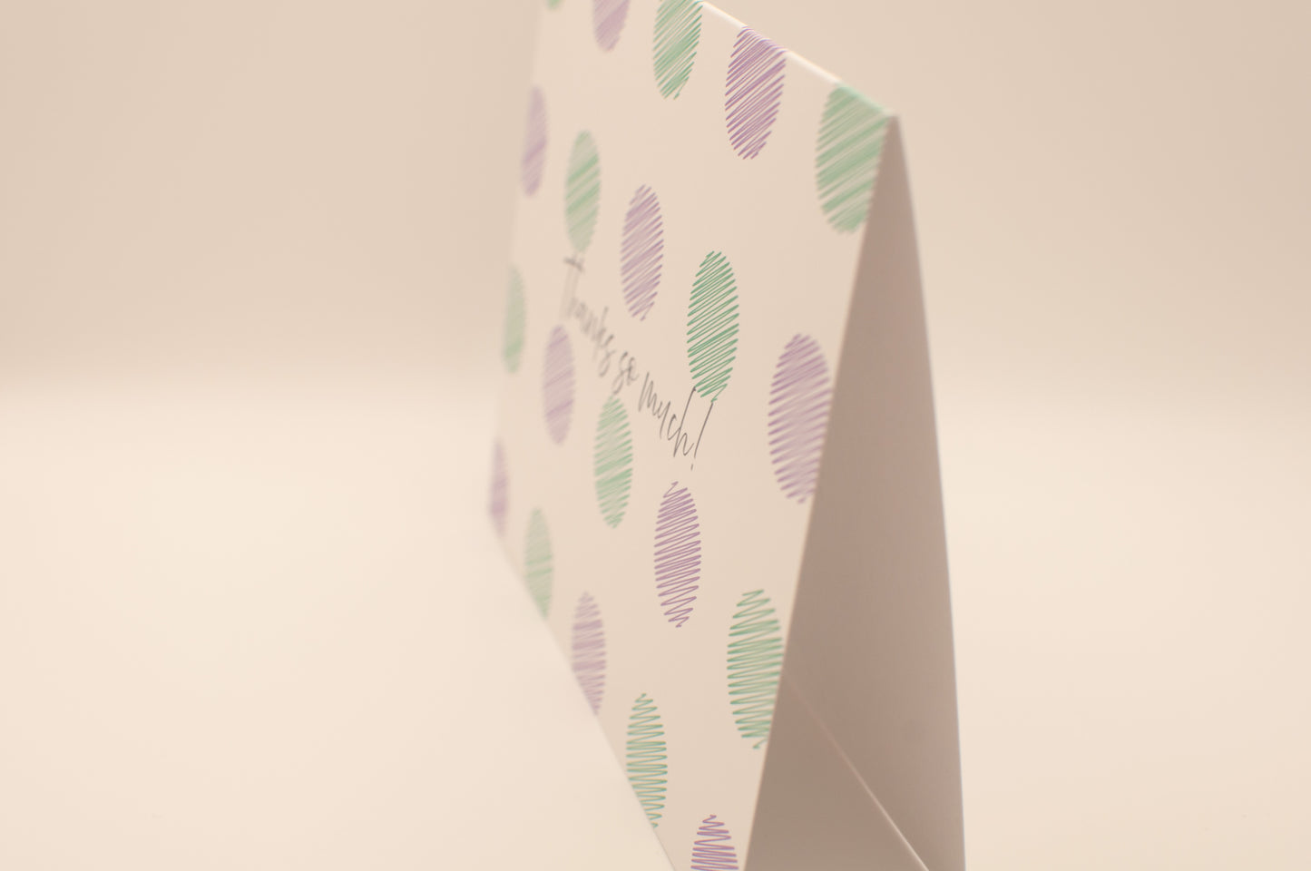 Printed Card Pack - Thank You - Dots (Set of 8)