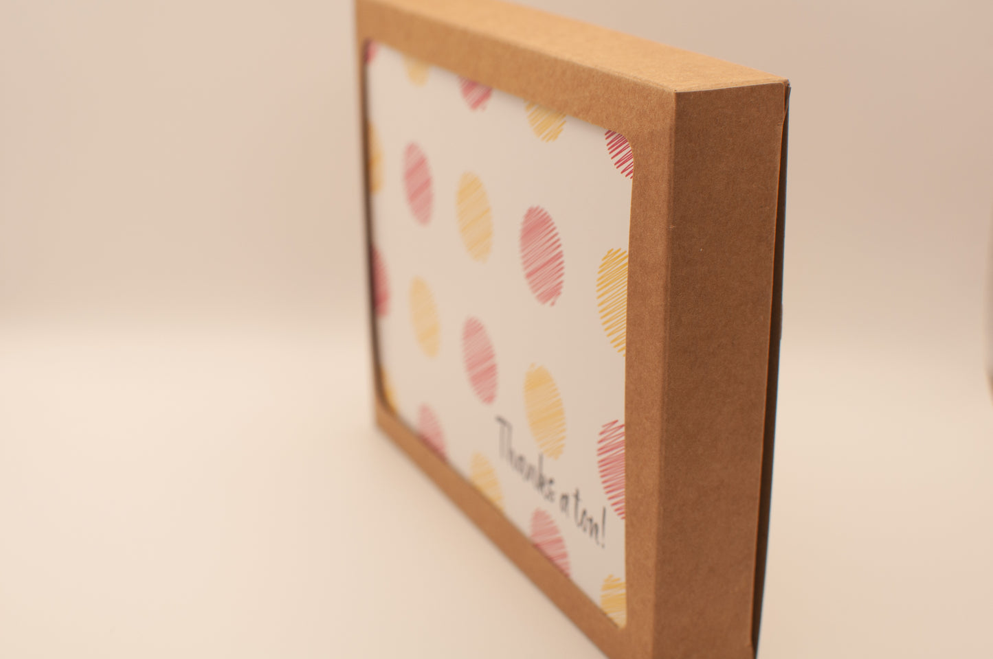 Printed Card Pack - Thank You - Dots (Set of 8)