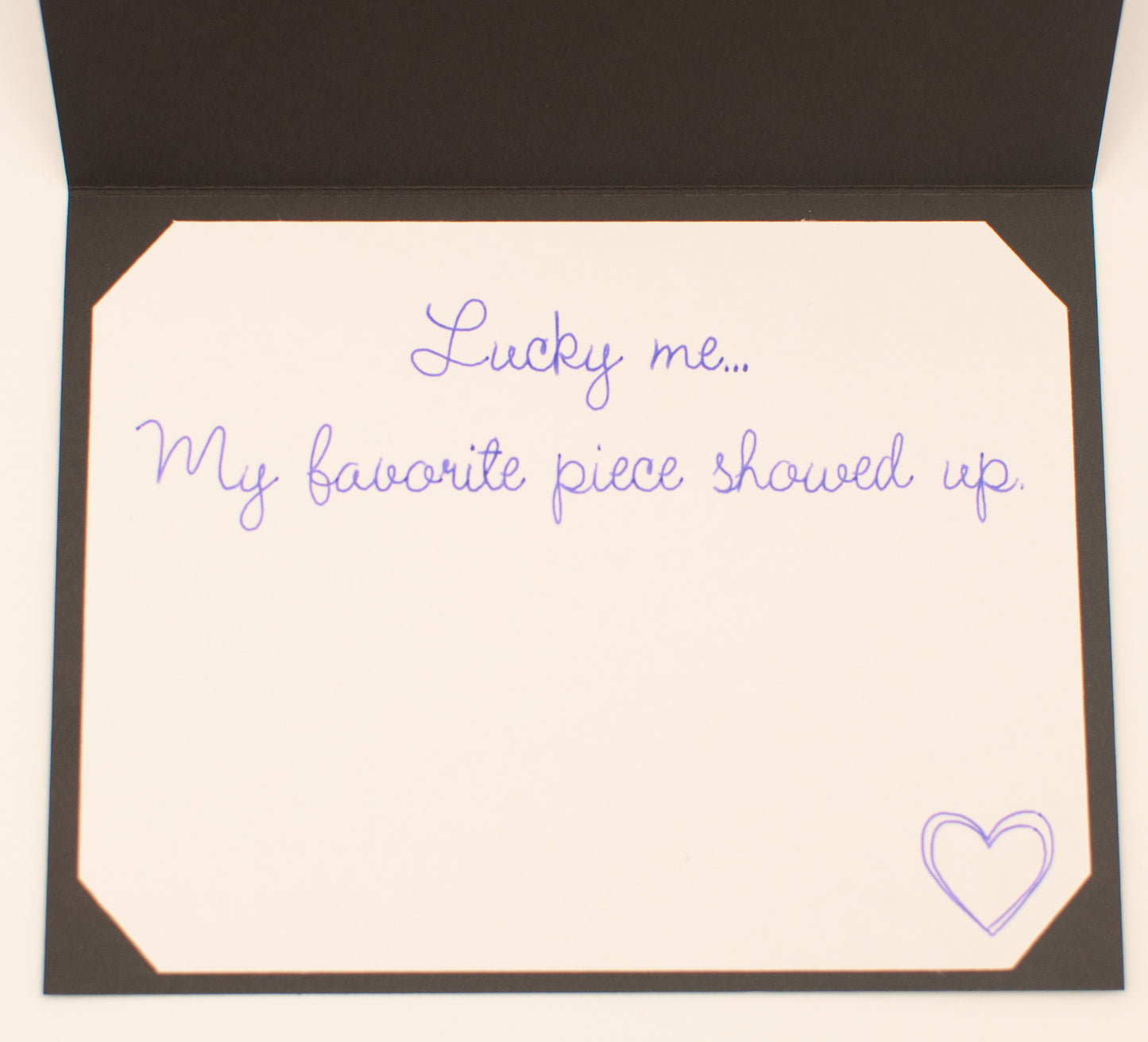 Love Card - Puzzle Heart - "My Favorite Piece"