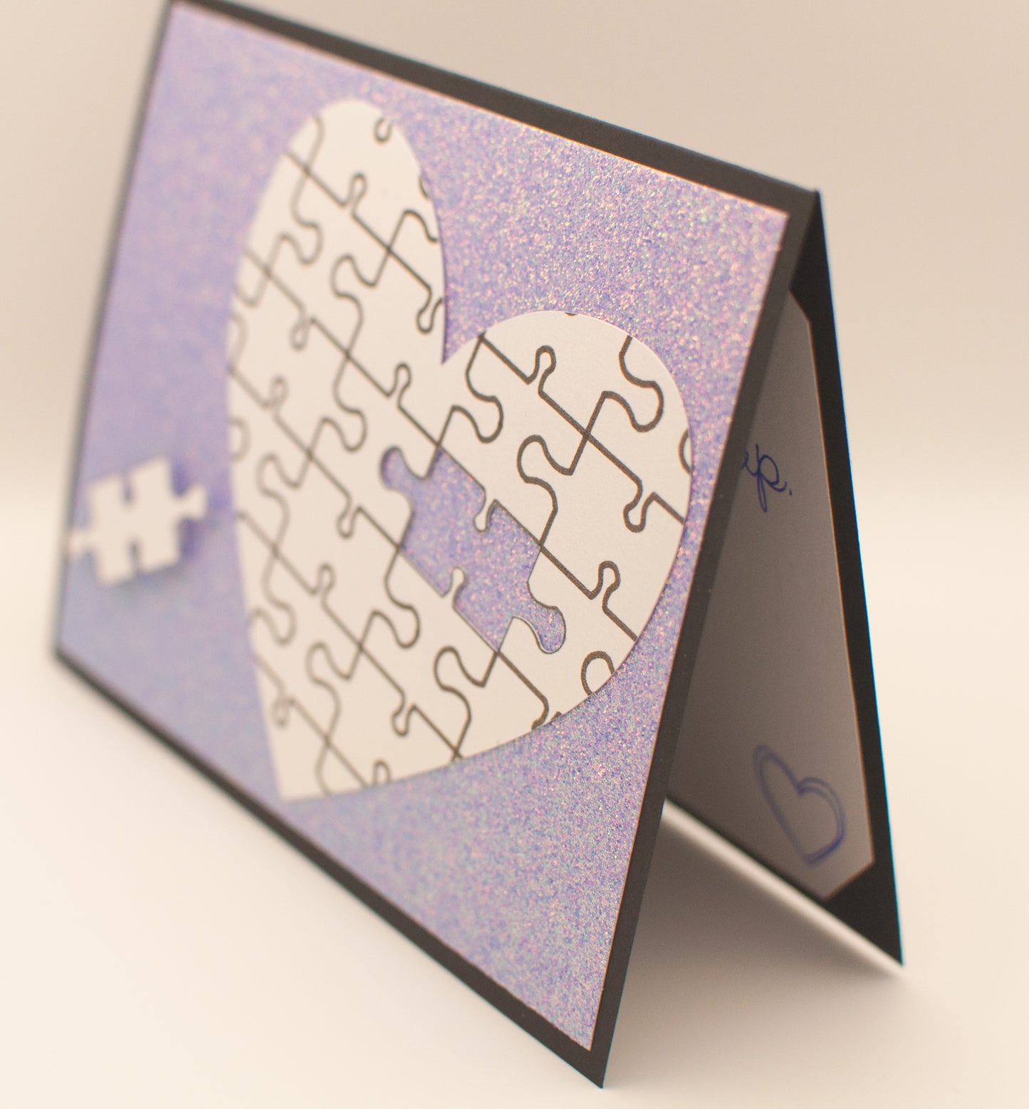 Love Card - Puzzle Heart - "My Favorite Piece"