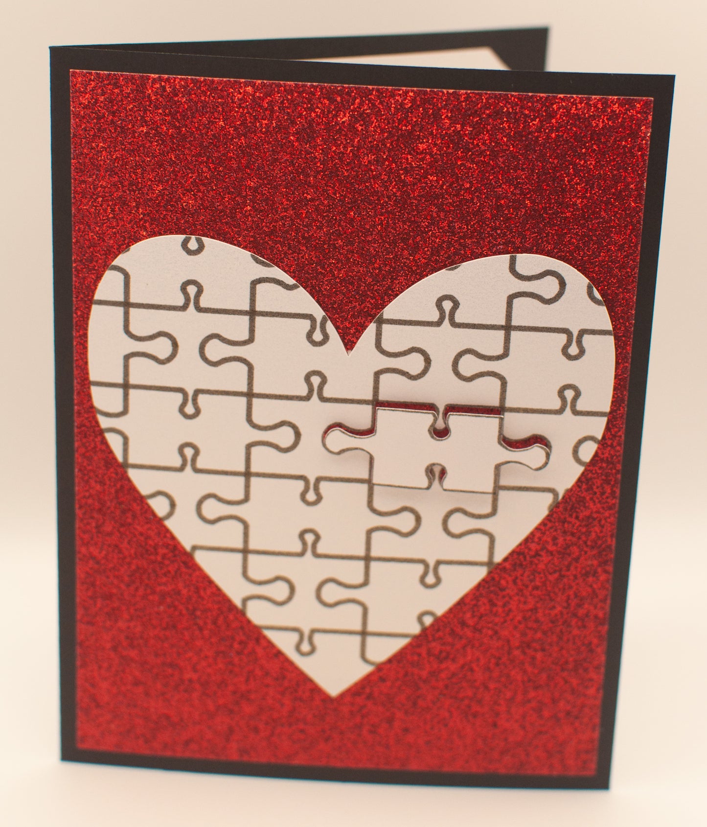 Love Card - Puzzle Heart - "My Missing Piece"